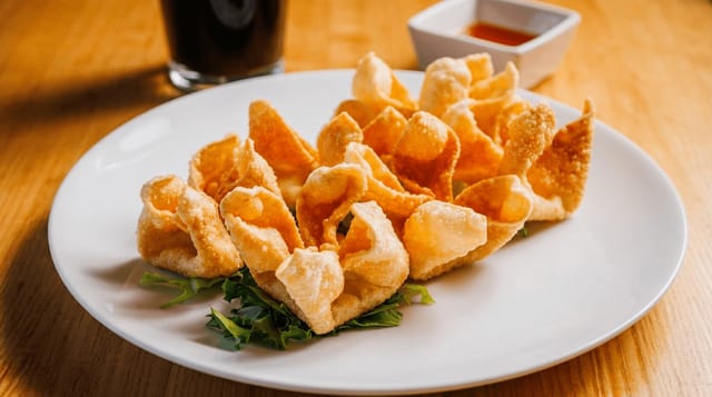Fried Cheese Wonton.